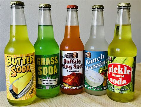 weird flavors of soda